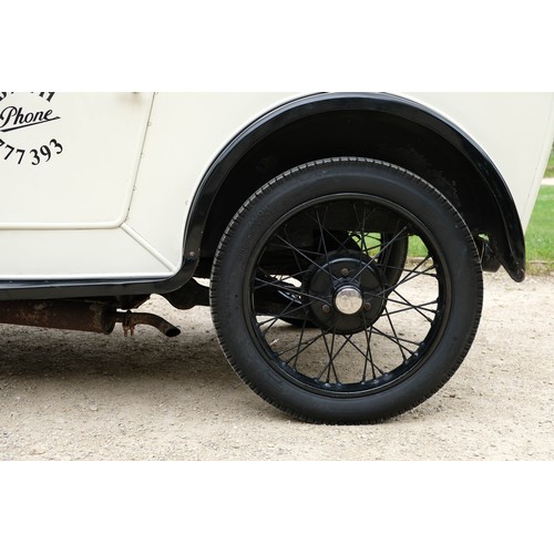 37 - 1933 Austin Seven C-Cab 2/5 cwt VanRegistration Number: JL 671             Chassis Number:  163936Re... 