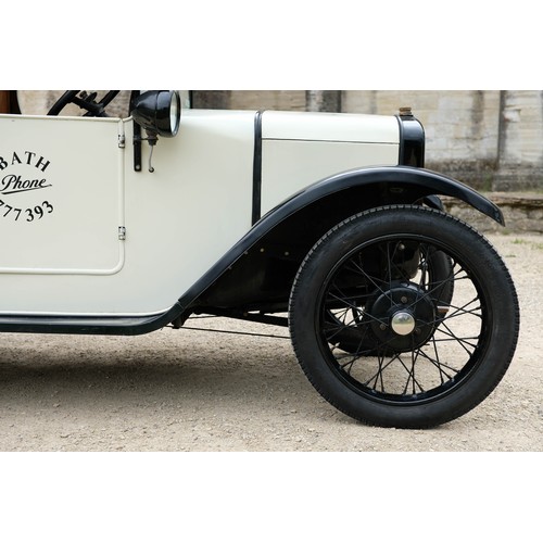 37 - 1933 Austin Seven C-Cab 2/5 cwt VanRegistration Number: JL 671             Chassis Number:  163936Re... 