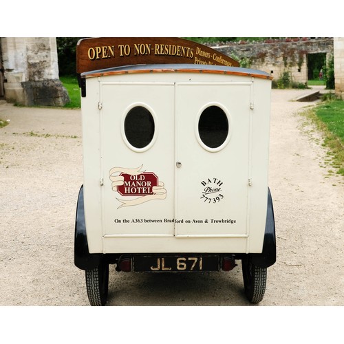 37 - 1933 Austin Seven C-Cab 2/5 cwt VanRegistration Number: JL 671             Chassis Number:  163936Re... 