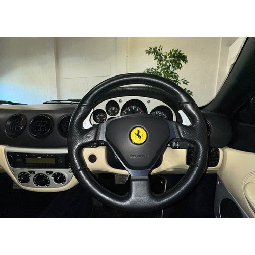 34 - 2001 Ferrari 360 SpiderRegistration Number: Y352 ONYChassis Number: ZFFYT53C000123027Recorded Mileag... 