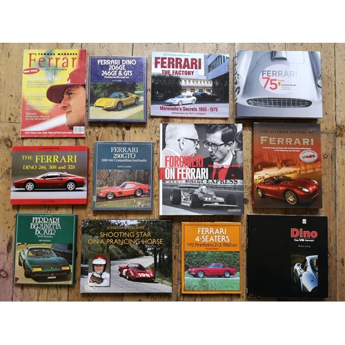 321A - A COLLECTION OF FERRARI REFERENCE BOOKSForghieri on Ferrari - 1947 to PresentShooting Star on a Pran... 