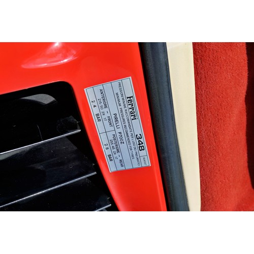 33 - 1991 Ferrari 348 Trasversale SpiderRegistration Number: H309 HKJChassis Number: ZFFKA360000088875 Re... 