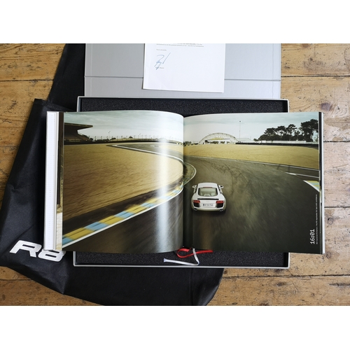 99A - Audi Sales and Owner's materialsAudi R8 - Limited edition Hardback compendium of Audi R8 development... 