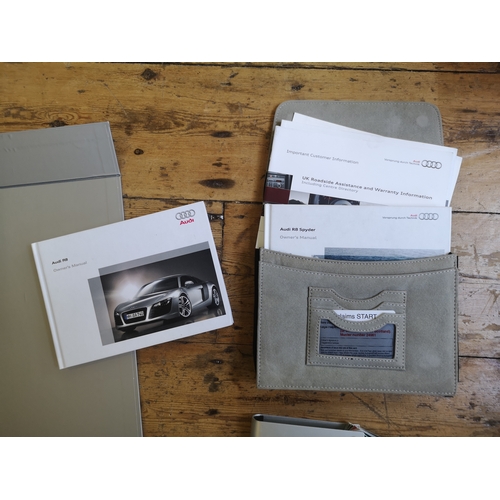 99A - Audi Sales and Owner's materialsAudi R8 - Limited edition Hardback compendium of Audi R8 development... 