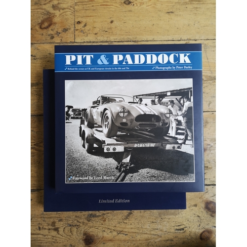 104A - COLLECTION OF COLLECTIBLE MOTOR RACING BOOKSPit and Paddock - Limited edition. Photography by Peter ... 