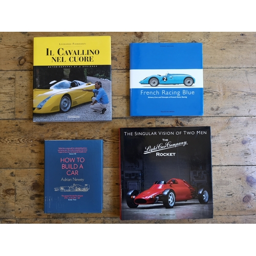 316A - COLLECTION OF MOTOR RACING & ROAD CAR DESIGN BOOKSLight Car Company, The Rocket, The Singular vi... 