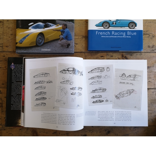 316A - COLLECTION OF MOTOR RACING & ROAD CAR DESIGN BOOKSLight Car Company, The Rocket, The Singular vi... 