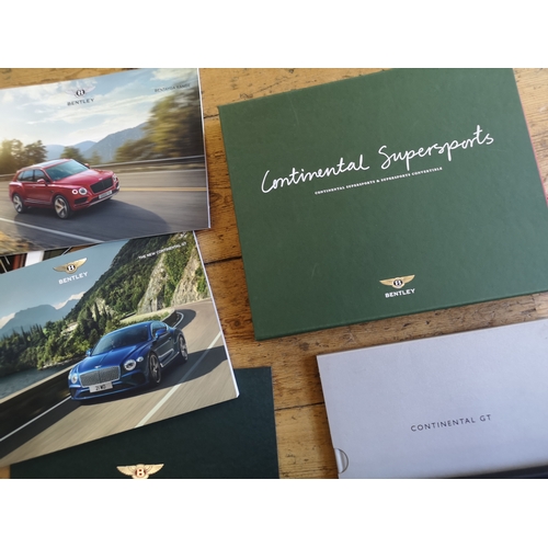 323A - COLLECTION OF BENTLEY SALES BROCHURES 1980S - 2000S