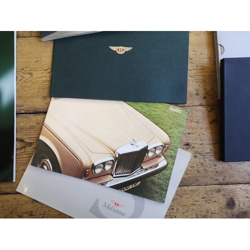 323A - COLLECTION OF BENTLEY SALES BROCHURES 1980S - 2000S