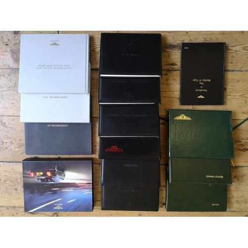 322A - BENTLEY PROMOTIONAL MATERIAL AND BROCHURES 1960S TO 2000SCovering various models including Continent... 