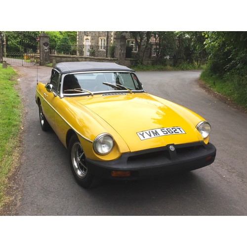 13A - 1978 MGB RoadsterRegistration Number: YVM 562TChassis Number: GHN5-467740GRecorded Mileage: c.25,000... 