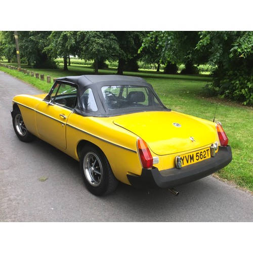 13A - 1978 MGB RoadsterRegistration Number: YVM 562TChassis Number: GHN5-467740GRecorded Mileage: c.25,000... 