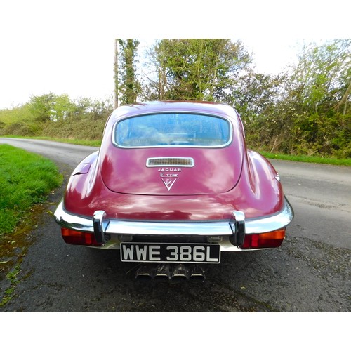 21A - 1973 Jaguar E-Type Series III Coupe Registration Number: WWE 386L                    Chassis Number:... 