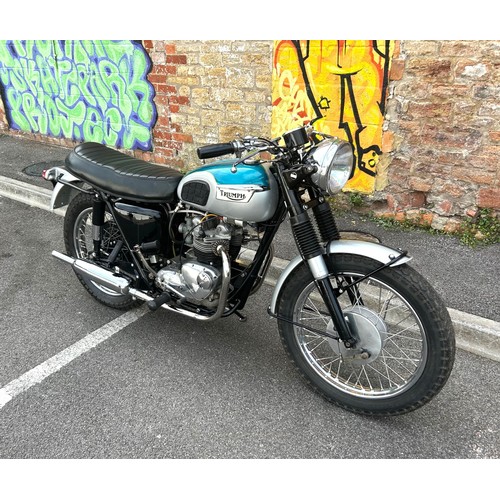 43A - 1968 Triumph T100S TigerRegistration Number: PHR 460FFrame Number: T100SH61764Recorded Mileage: 1 mi... 