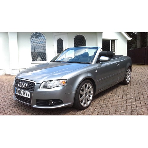 15A - 2007 Audi A4 2.0 Sportline CabrioletRegistration Number: NM07 MVVChassis Number: WAUZZZ8H47KO34899Re... 