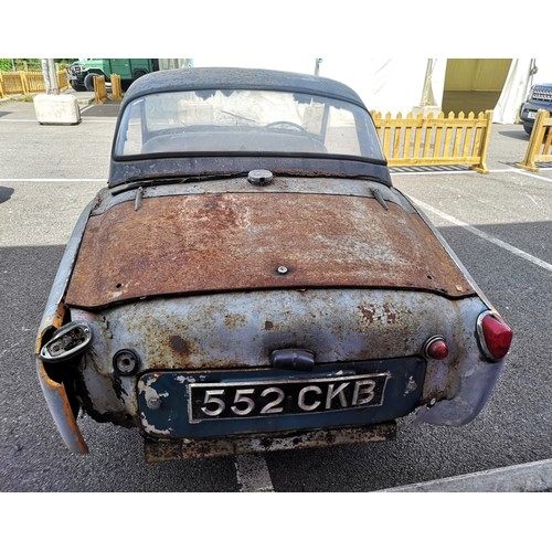 36A - 1959 Triumph TR3ARegistration Number: 552 CKB               Chassis Number: TS 46604Recorded Mileage... 