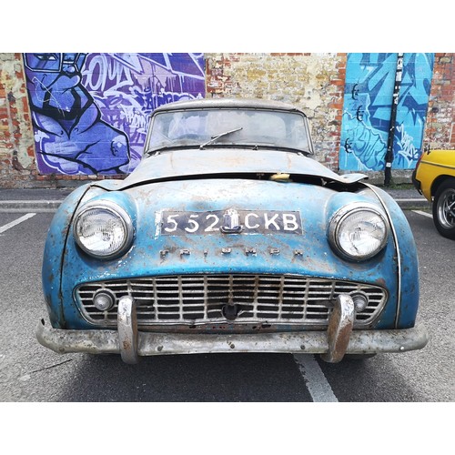 36A - 1959 Triumph TR3ARegistration Number: 552 CKB               Chassis Number: TS 46604Recorded Mileage... 