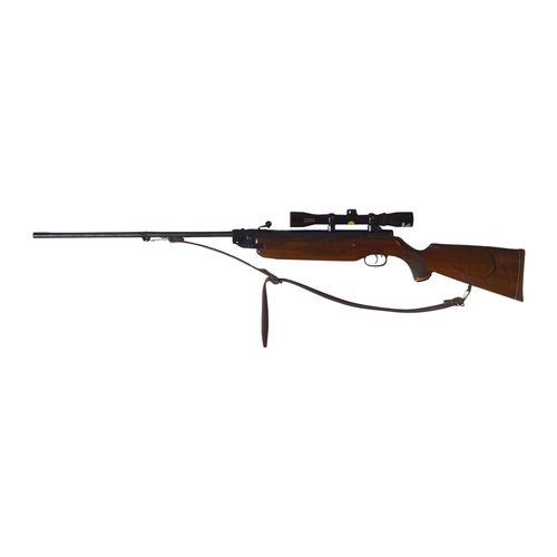 403 - A WEIRAUCH HW 35 AIR RIFLE, 5.5 Calibre, fitted with a Rhino scope (2.5 x 32)