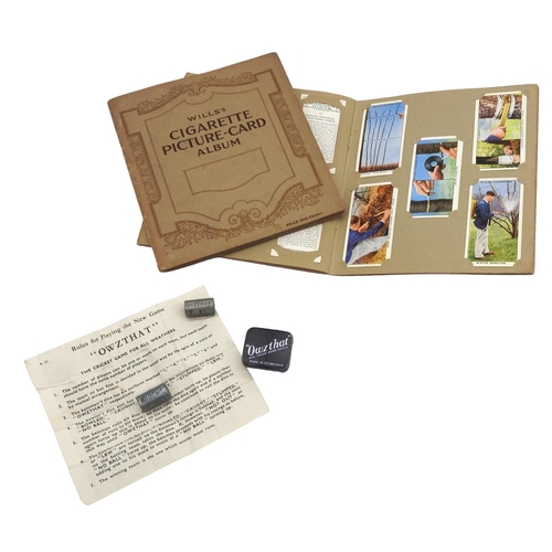 422 - TWO VINTAGE WILL'S CIGARETTE CARD ALBUMS, one filled with the 'Household Hints' series, the other wi... 