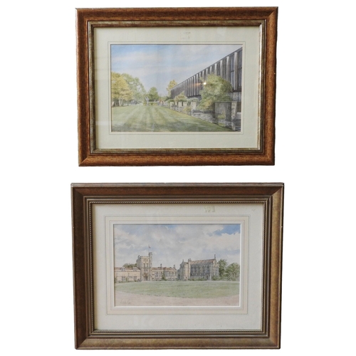 356 - JANE CARPANINI (b.1949) 'ST CATHERINE'S COLLEGE, OXFORD' LTD COLOUR PRINT, signed and numbered 107/8... 