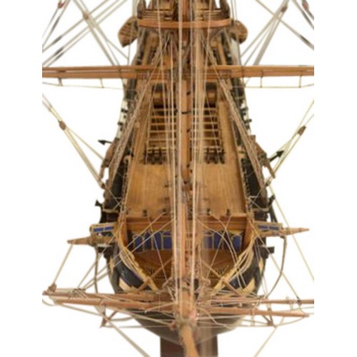 425 - H.M.S. VICTORY. A HANDBUILT SCALE MODEL OF NELSON’S 100 GUN FLAGSHIP, meticulously executed and well... 