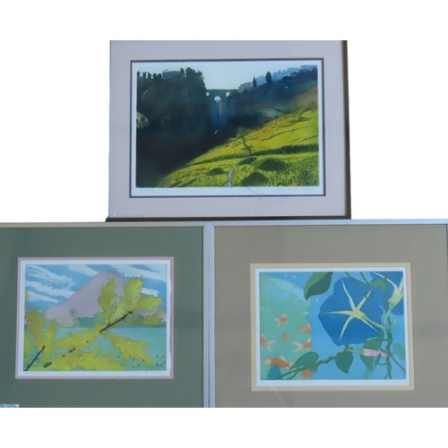 347 - ALAN C. MOULDING (b.1943) 'GOLDFISH', 'RONDA' & 'THE BATCH' ARTIST'S PROOF PRINTS, all signed an... 