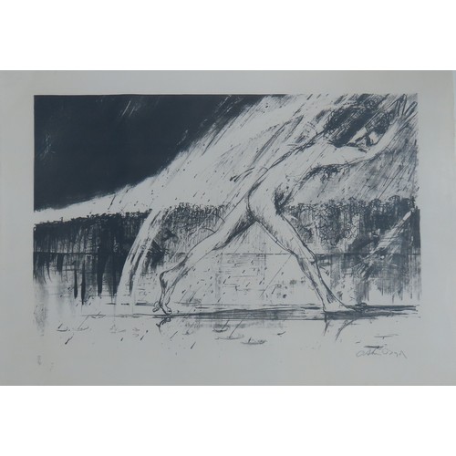 362 - ARTHUR BOYD (1920-199) MONOCHROME LITHOGRAPH, depicting nude figure, signed and numbered 37/9056 x 7... 