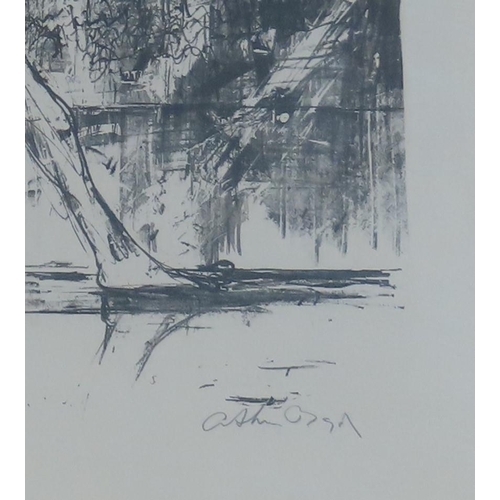 362 - ARTHUR BOYD (1920-199) MONOCHROME LITHOGRAPH, depicting nude figure, signed and numbered 37/9056 x 7... 