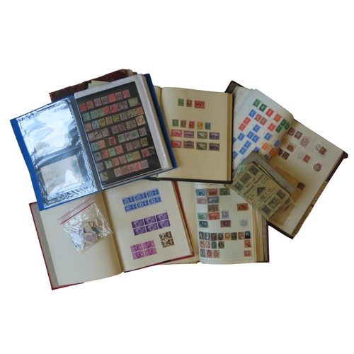 496 - THE INTERNATIONAL POSTAGE STAMP ALBUM, CONTAINING A USA BROADWAY POST OFFICE LOCAL ISSUE STAMP CIRCA... 