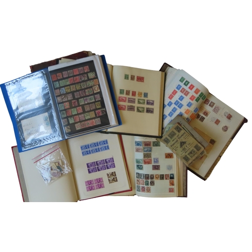 496 - THE INTERNATIONAL POSTAGE STAMP ALBUM, CONTAINING A USA BROADWAY POST OFFICE LOCAL ISSUE STAMP CIRCA... 