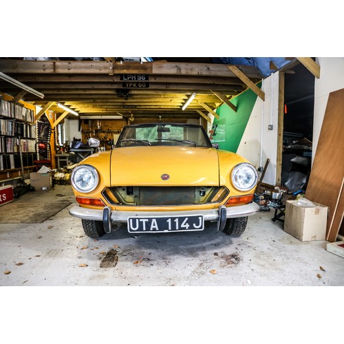 1 - 1970 Fiat 124 Spider                                    Registration Number: UTA 114JChassis Number:... 