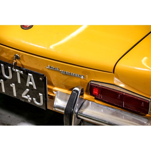 1 - 1970 Fiat 124 Spider                                    Registration Number: UTA 114JChassis Number:... 