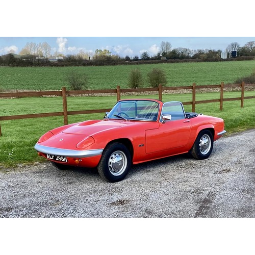 13 - 1969 Lotus Elan S4 Drophead Coupe             Registration Number: ALP 298H Chassis Number: 37/9286R... 