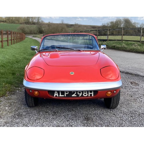 13 - 1969 Lotus Elan S4 Drophead Coupe             Registration Number: ALP 298H Chassis Number: 37/9286R... 