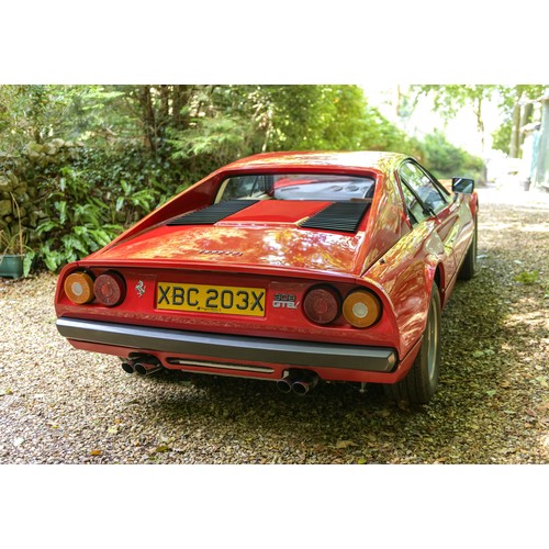 33 - 1981 Ferrari 308 GTBi                                Registration Number: XBC 203XChassis Number: ZF... 