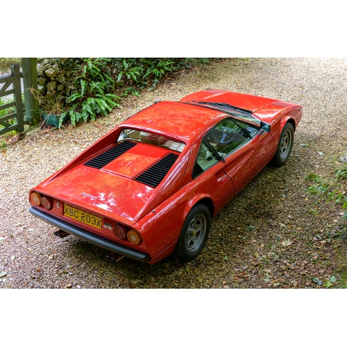 33 - 1981 Ferrari 308 GTBi                                Registration Number: XBC 203XChassis Number: ZF... 