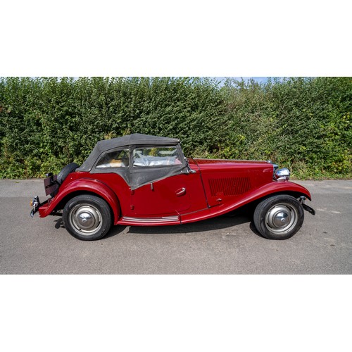 25 - 1950 MG TD                                              Registration Number: NHN 370     Chassis Num... 