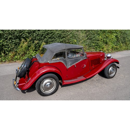 25 - 1950 MG TD                                              Registration Number: NHN 370     Chassis Num... 