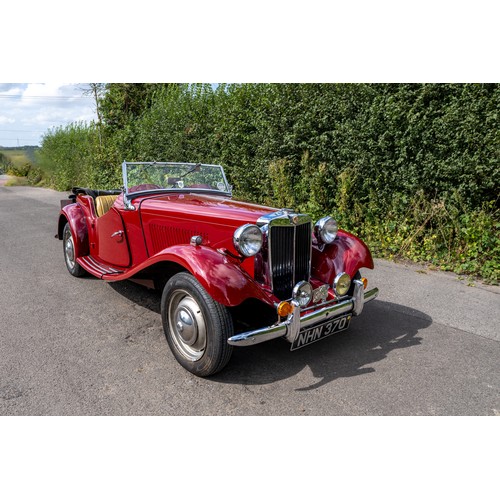 25 - 1950 MG TD                                              Registration Number: NHN 370     Chassis Num... 