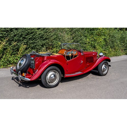 25 - 1950 MG TD                                              Registration Number: NHN 370     Chassis Num... 