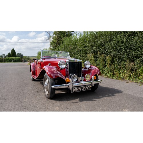 25 - 1950 MG TD                                              Registration Number: NHN 370     Chassis Num... 