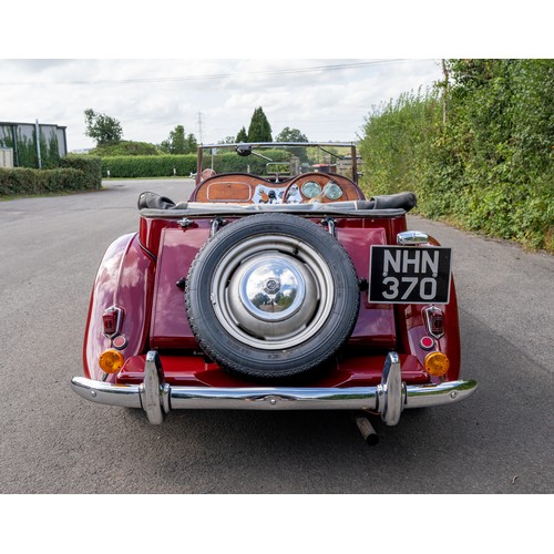 25 - 1950 MG TD                                              Registration Number: NHN 370     Chassis Num... 