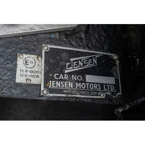 14 - 1973 Jensen Interceptor Series III                Registration Number:  OBW 361LChassis Number: 136-... 