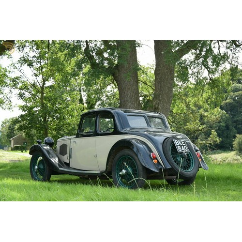 26 - 1934 Riley 9hp Lincock                               Registration Number: BKE 840Chassis Number: 602... 