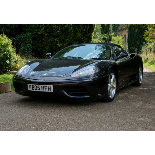 40 - 2005 Ferrari 360 3.6 F1 Spider                    Registration Number: FB05 HFHChassis Number: ZFFYT... 