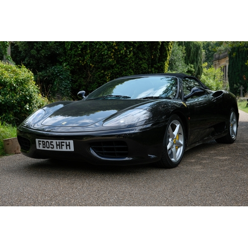 40 - 2005 Ferrari 360 3.6 F1 Spider                    Registration Number: FB05 HFHChassis Number: ZFFYT... 