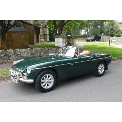 12 - 1974 MGB V8 Roadster                                Registration Number: TAG 80M Chassis Number: GD2... 