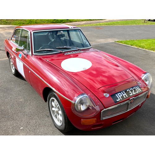 55 - 1975 MGB GT Coupe                                 Registration Number: JPH 323NChassis Number: GHD5-... 