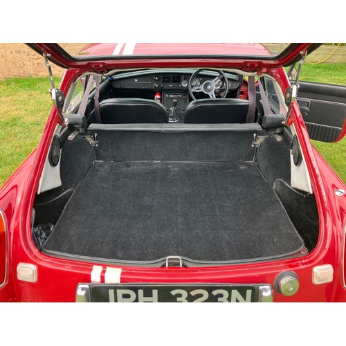 55 - 1975 MGB GT Coupe                                 Registration Number: JPH 323NChassis Number: GHD5-... 