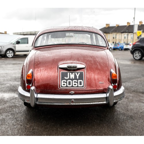 7 - 1966 Jaguar Mark II 2.4 Saloon                     Registration Number: JWY 606DChassis Number: 1197... 